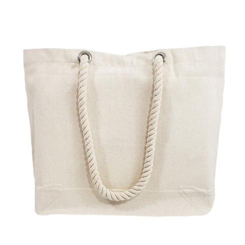 Cotton Canvas Beach Tote